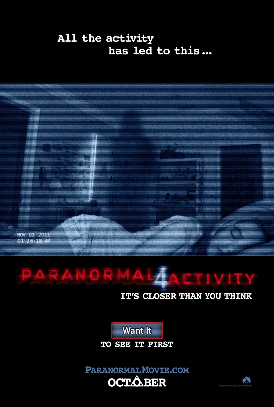 Paranormal Activity 4 - Cover