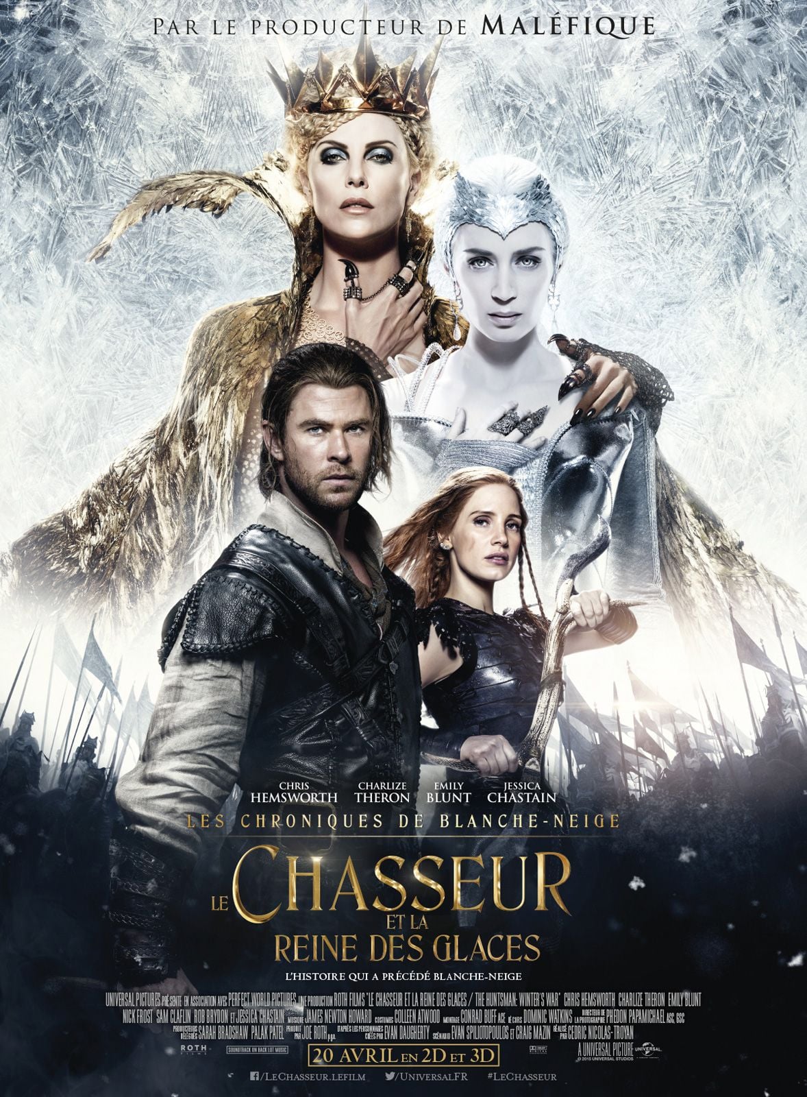 Le Chasseur et la reine des glaces - Cover