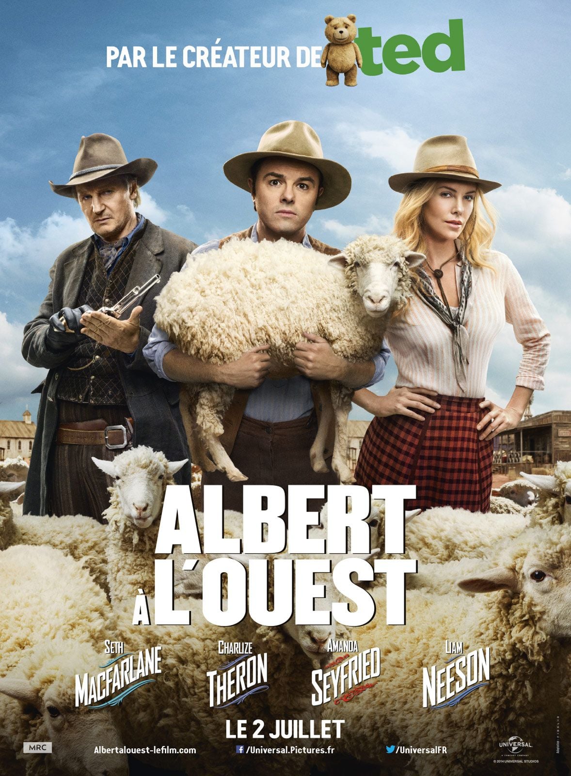 Albert à l'ouest - Cover