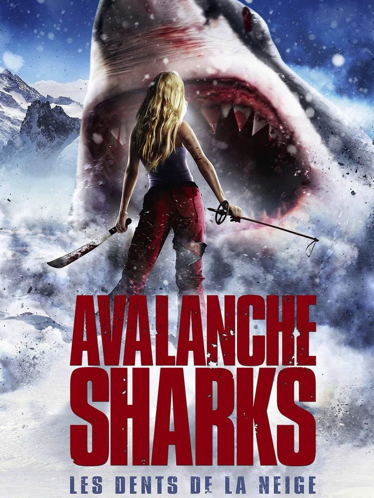 Avalanche Sharks - les dents de la neige - Cover