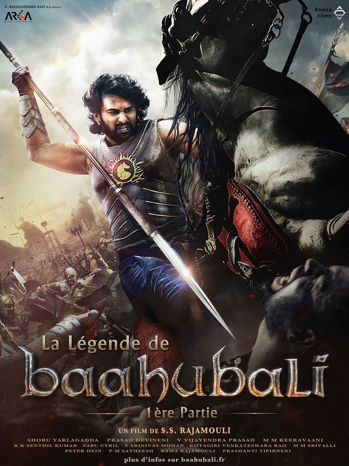 La Légende de Baahubali : 1ère Partie - Cover