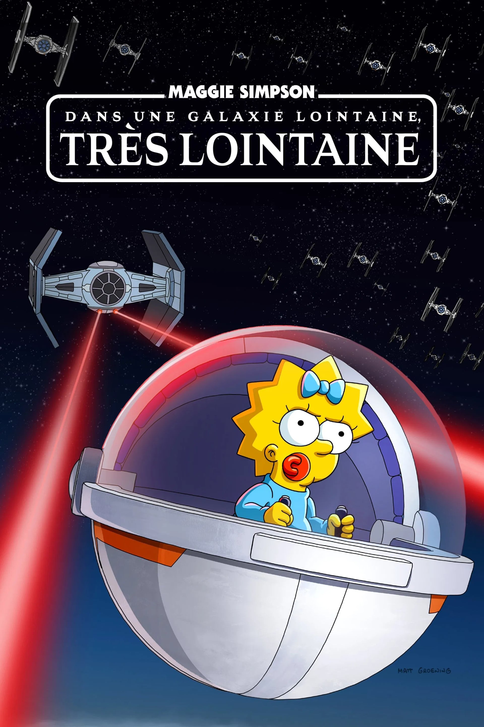Maggie Simpson dans une galaxie lointaine, très lointaine - Cover