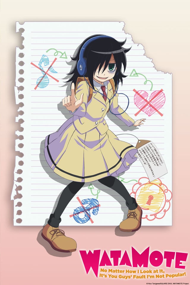 WataMote: No Matter How I Look at It, It's You Guys' Fault I'm Not Popular! - Cover