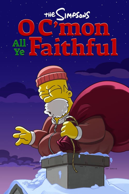 The Simpsons: O C'mon All Ye Faithful - Cover