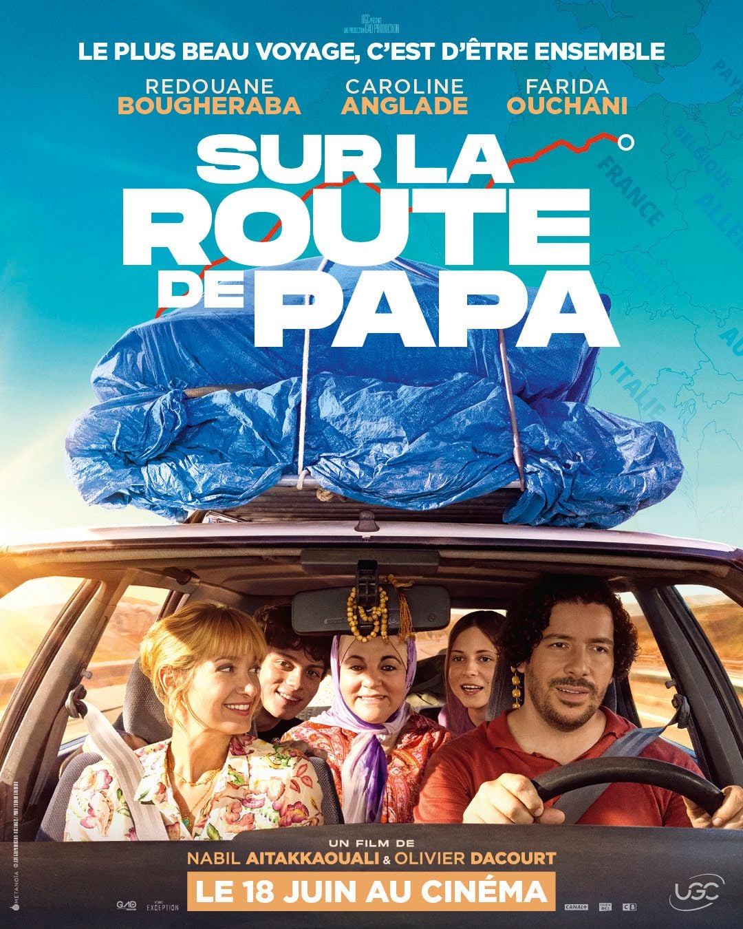 Sur la route de papa - Cover