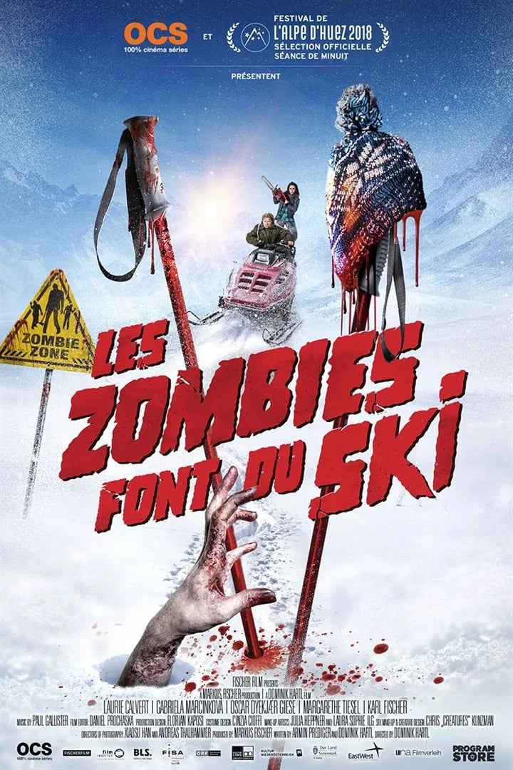 Les Zombies font du ski - Cover