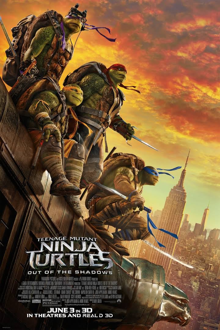 Teenage Mutant Ninja Turtles: Out of the Shadows - Cover