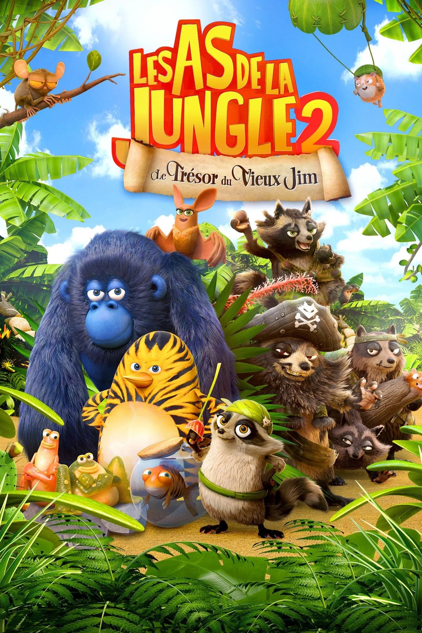 Les As de la Jungle 2 : Le Trésor du Vieux Jim - Cover