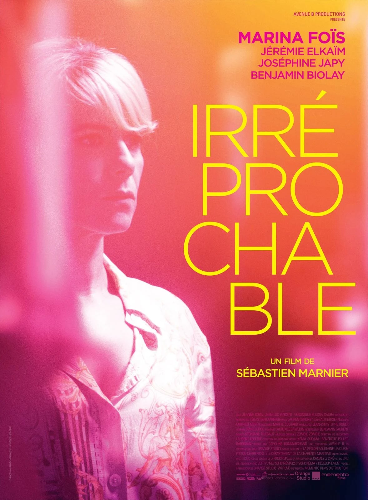 Irréprochable - Cover