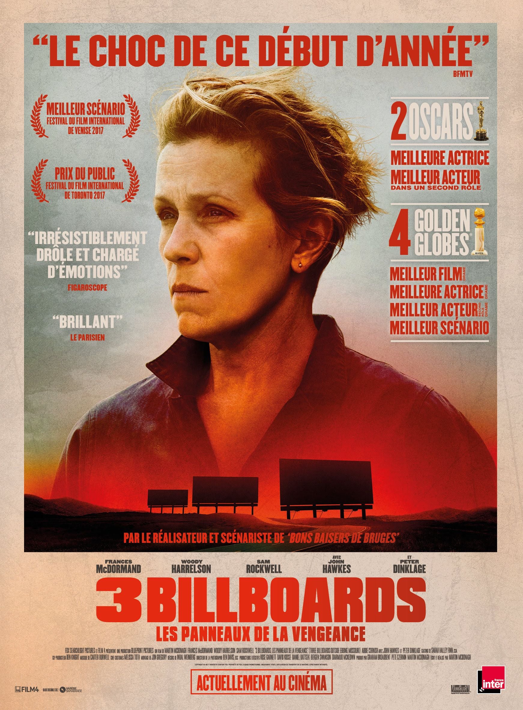 3 Billboards, Les Panneaux de la vengeance - Cover