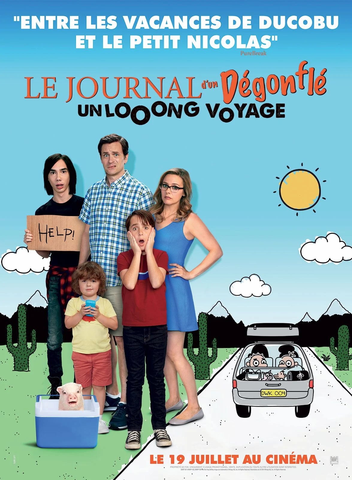 Le Journal d'un dégonflé : un looong voyage - Cover