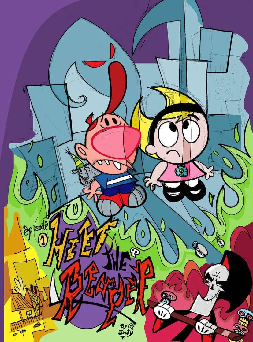 The Grim Adventures of Billy & Mandy: Meet the Reaper - Cover