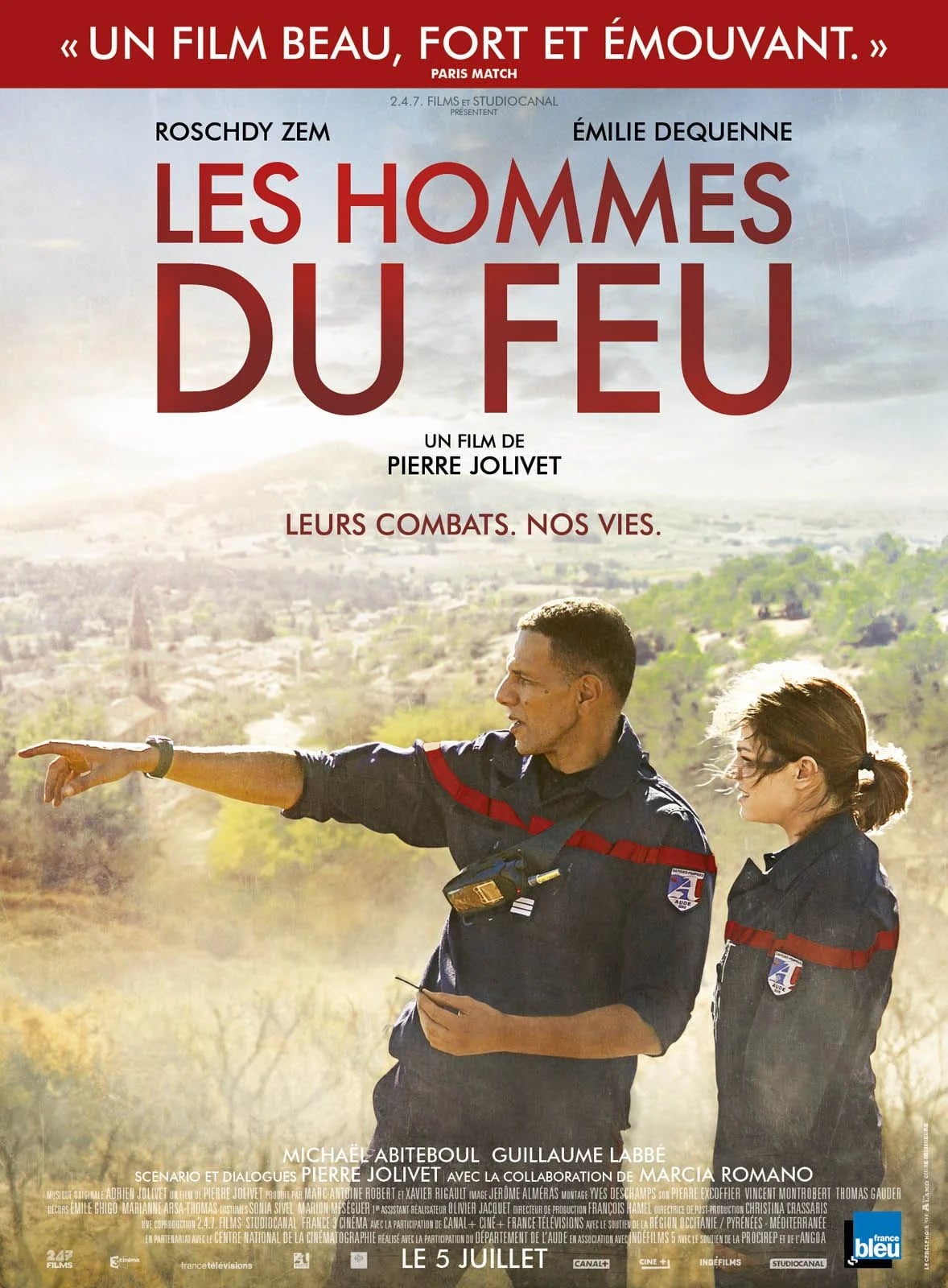 Les Hommes du feu - Cover