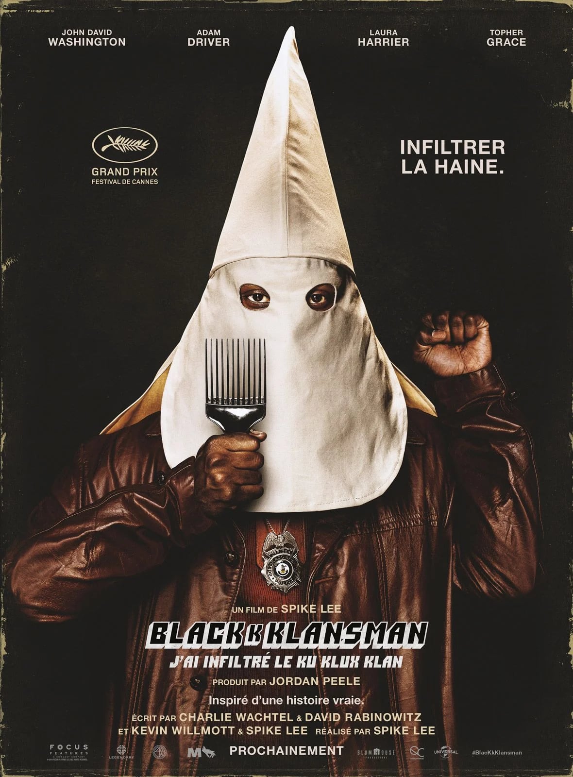 BlacKkKlansman - J'ai infiltré le Ku Klux Klan - Cover