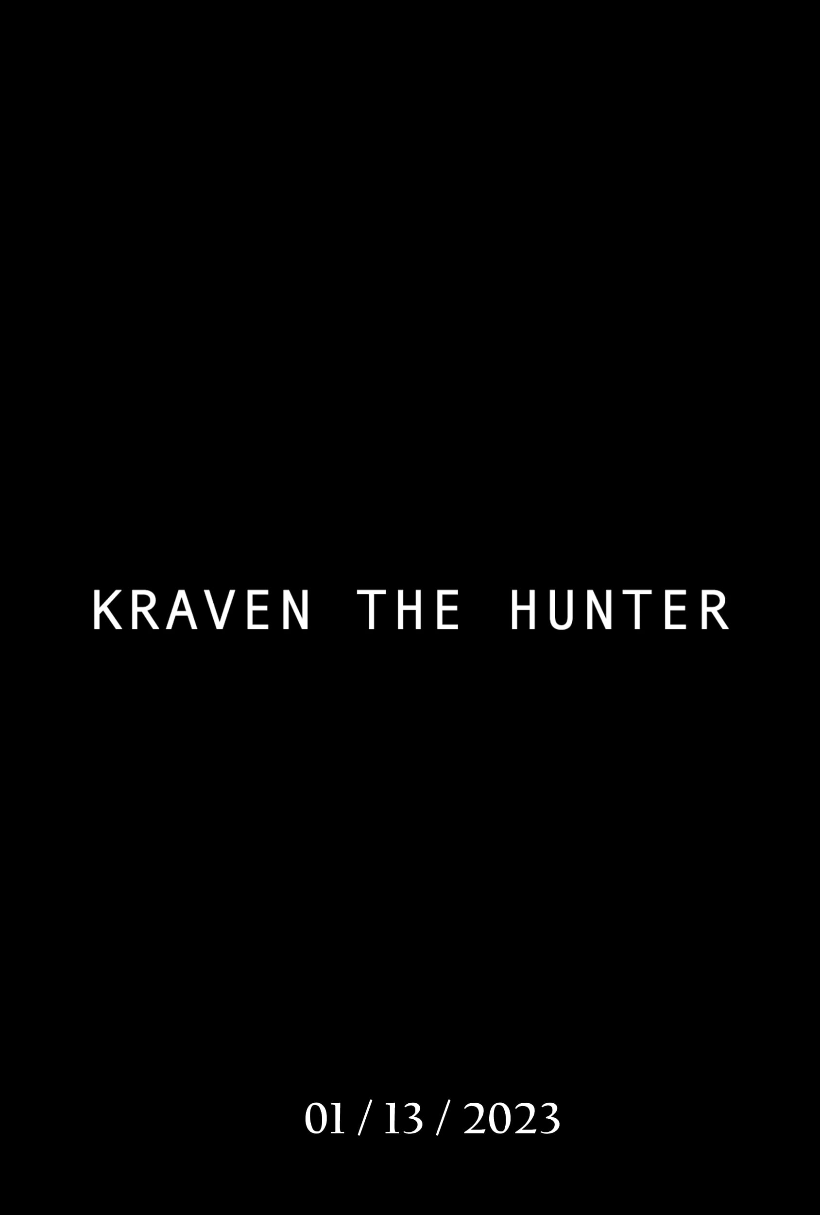 Kraven the Hunter - Cover