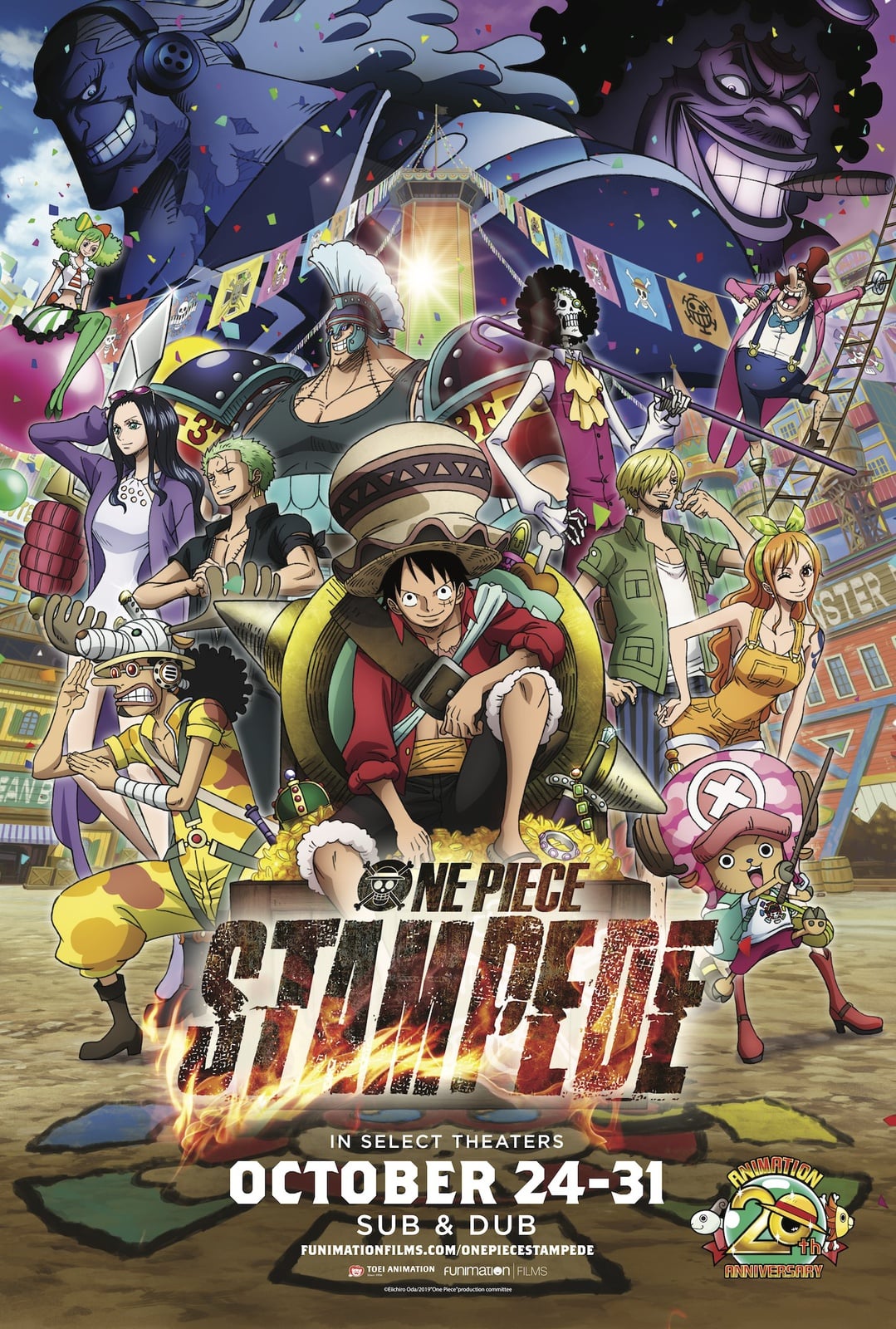 One Piece: Stampede - Cover