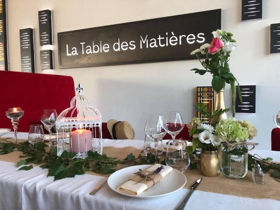 La Table des Matieres - Cover