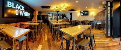 Black And White Burger - Cover