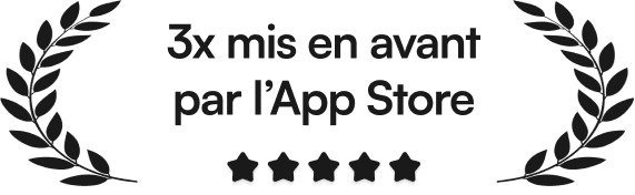 3x mis en avant par l'App Store