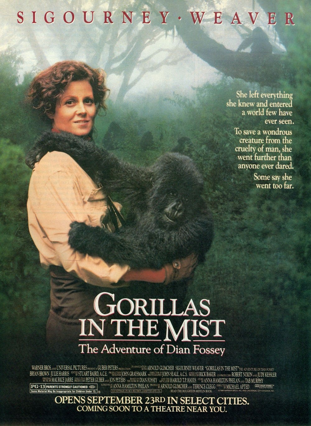 Gorillas in the Mist: The Story of Dian Fossey - Memory Image