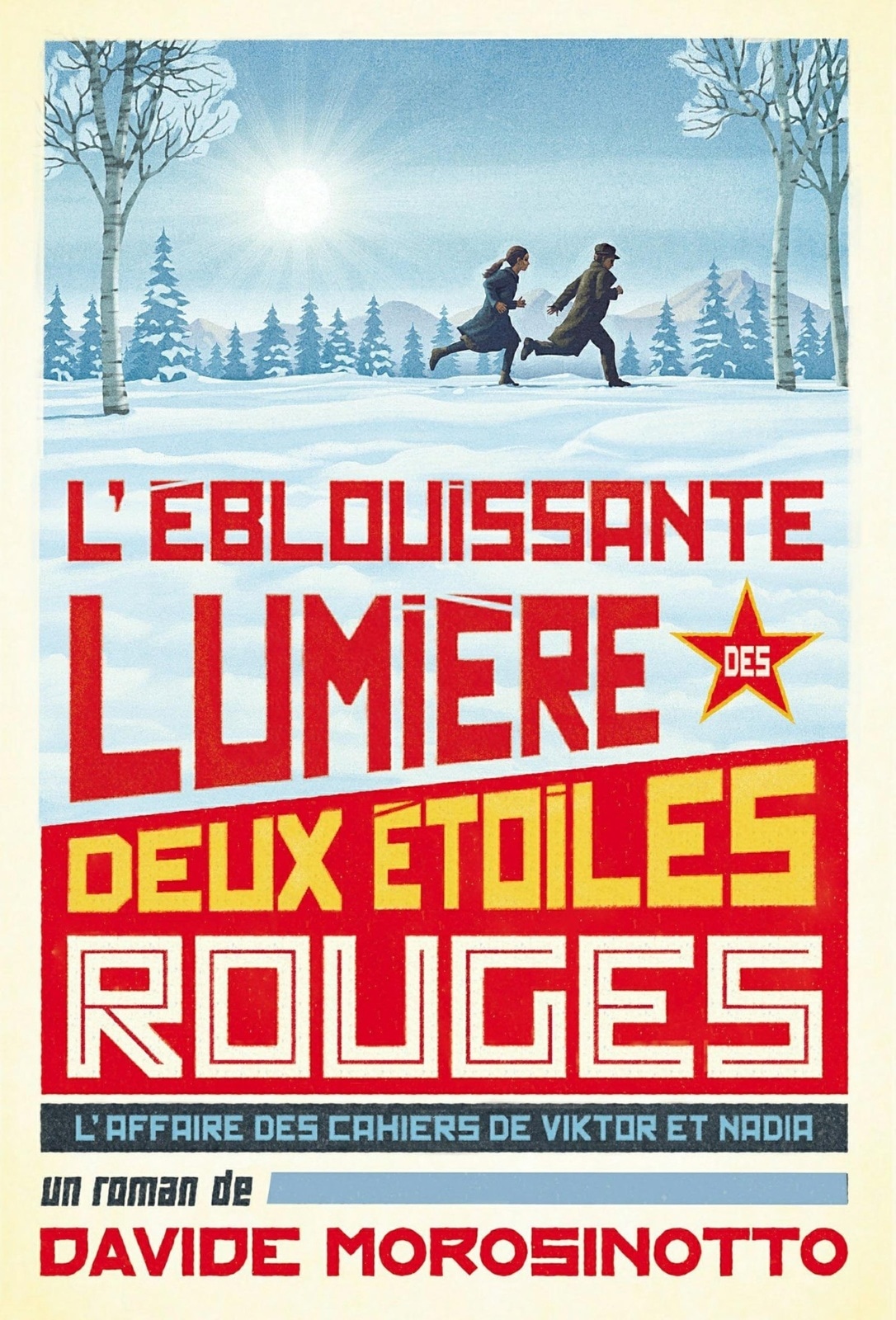 L'éblouissante Lumière De Deux étoiles Rouges
