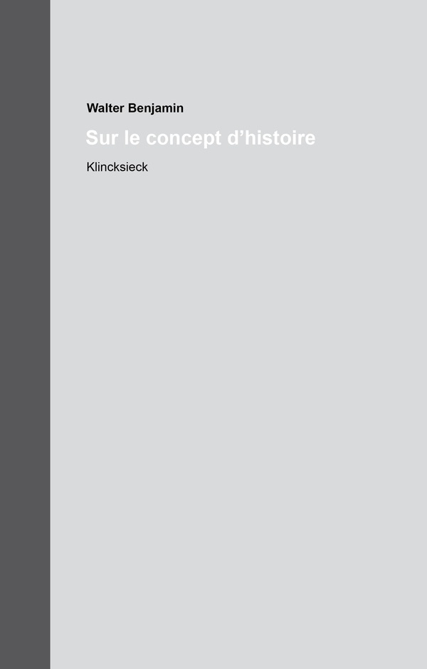 Sur Le Concept d'Histoire