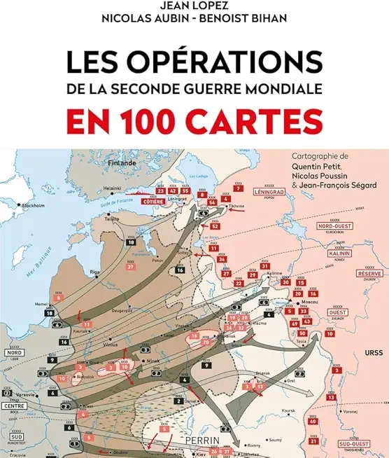 Les opérations de la Seconde Guerre mondiale en 100 cartes