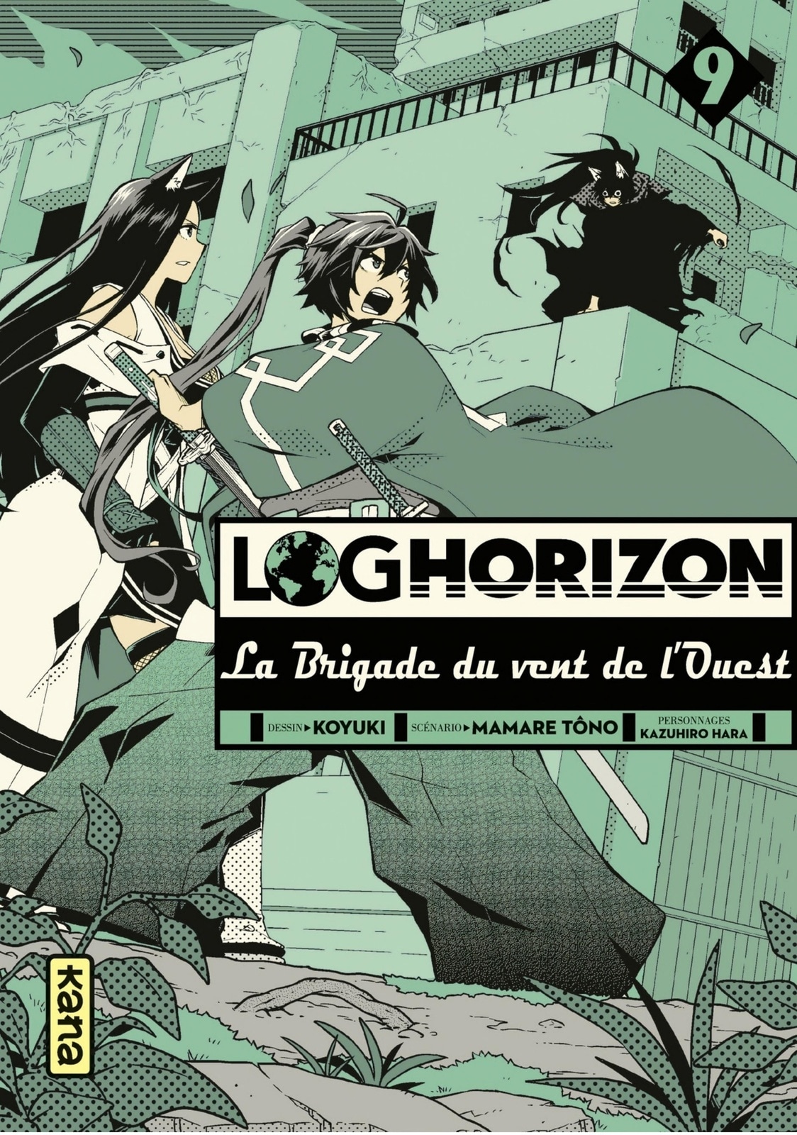 Log Horizon la brigade du vent de l'ouest, tome 9