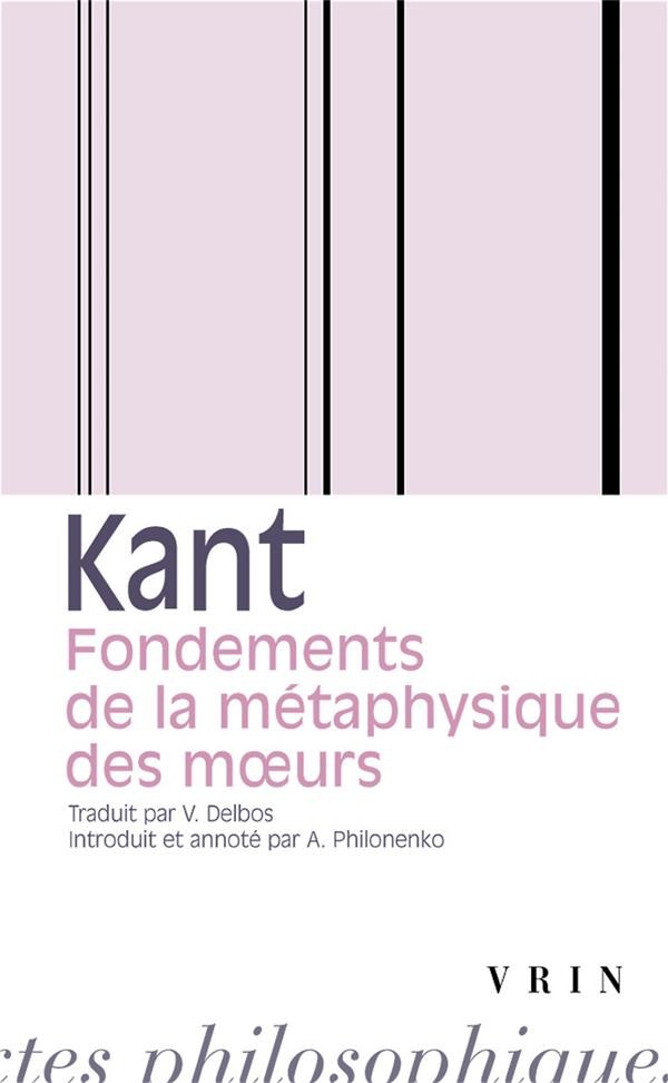 Fondements de la métaphysique des moeurs
