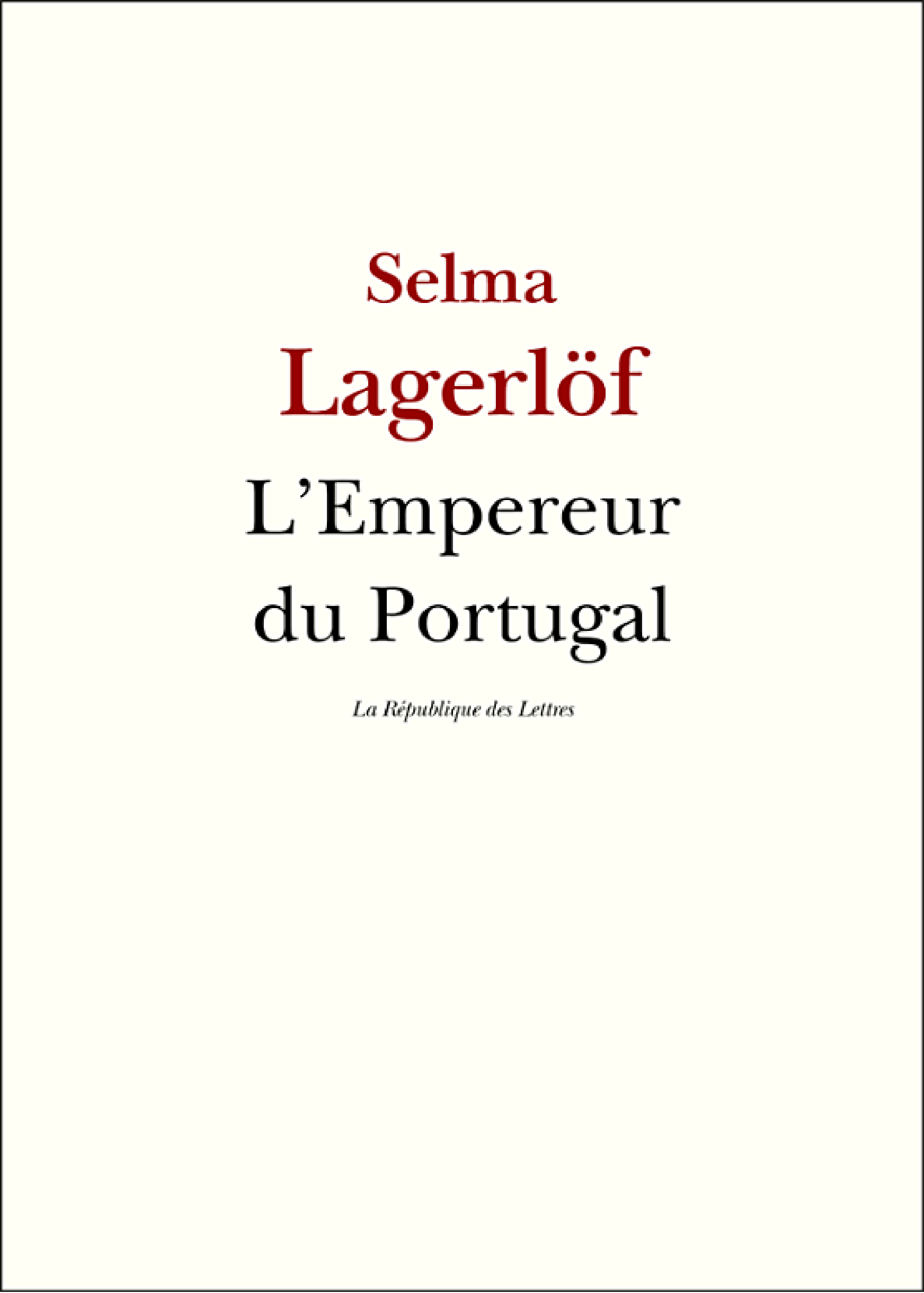L'Empereur du Portugal
