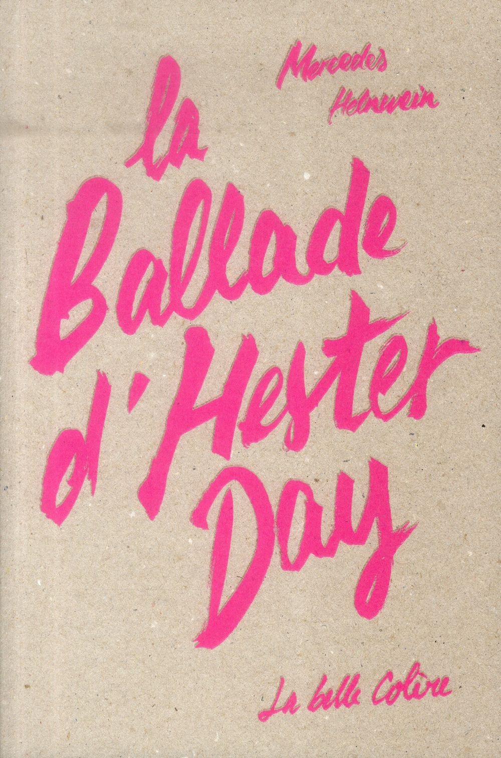 La ballade d'Hester Day
