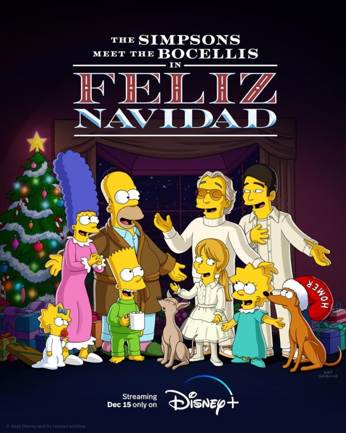 Les Simpson rencontrent la famille Bocelli dans Feliz Navidad