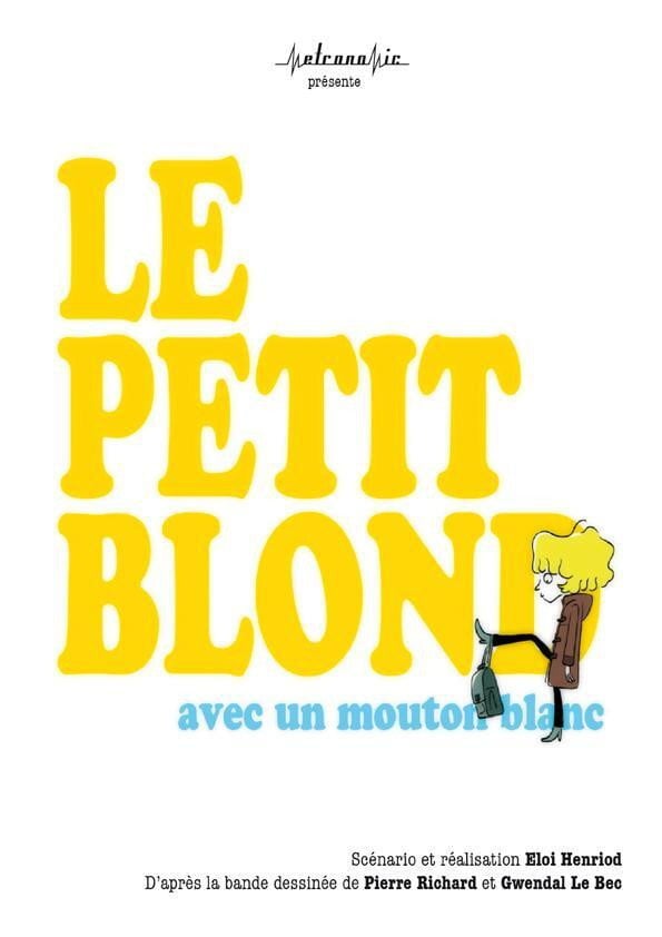 Le Petit Blond avec un mouton blanc - Cover