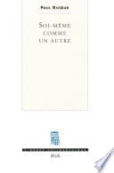 Soi-même comme un autre - Cover