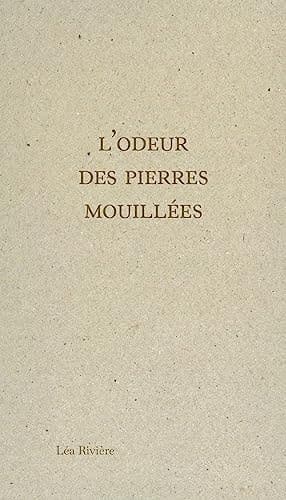 L'odeur des pierres mouillées - Cover