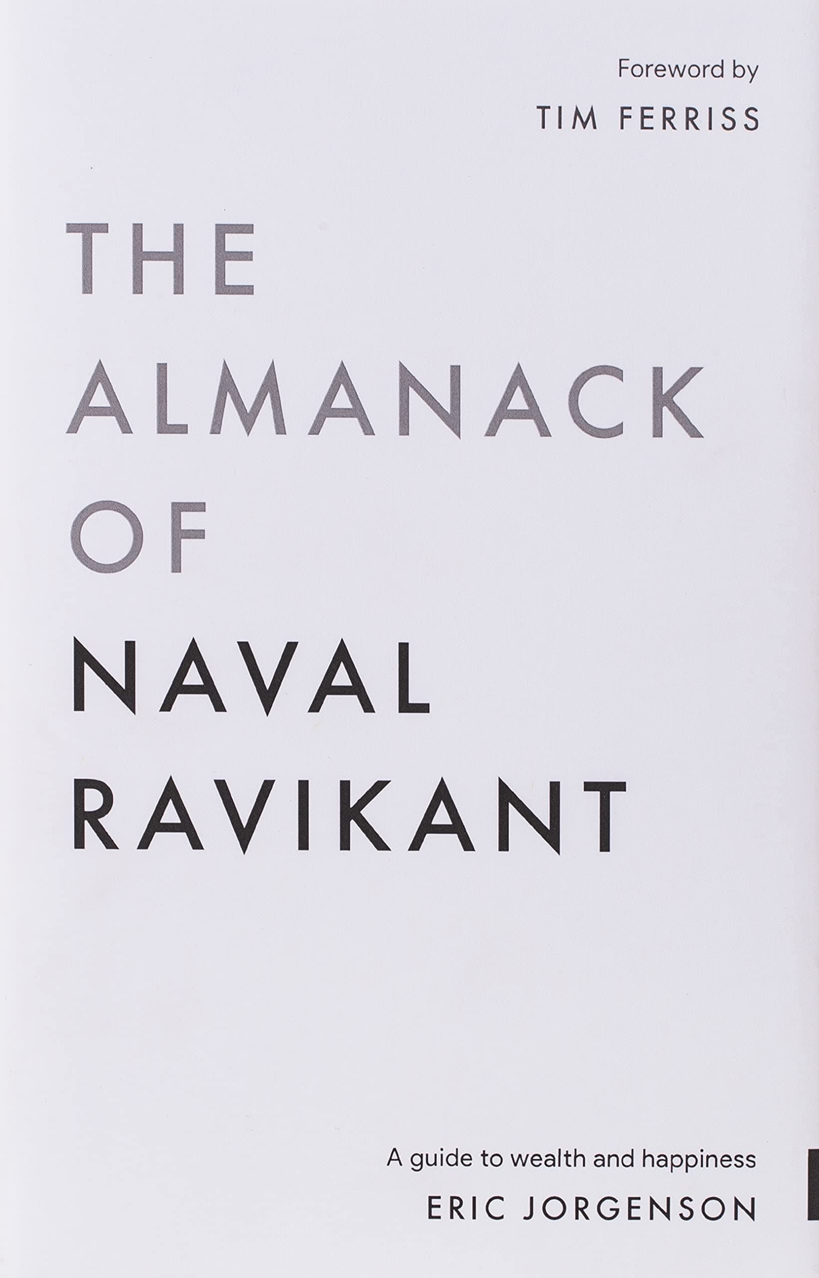 The Almanack of Naval Ravikant - Cover