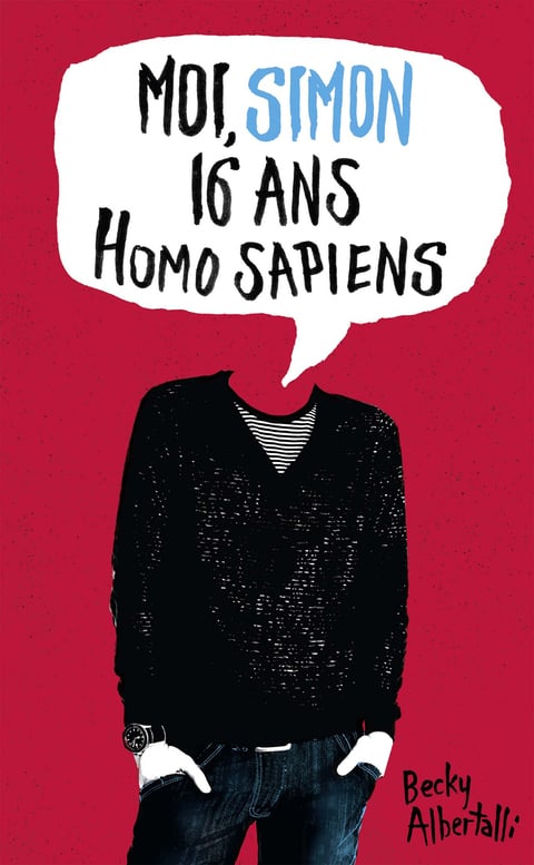 Moi, Simon, 16 ans, Homo Sapiens - Cover