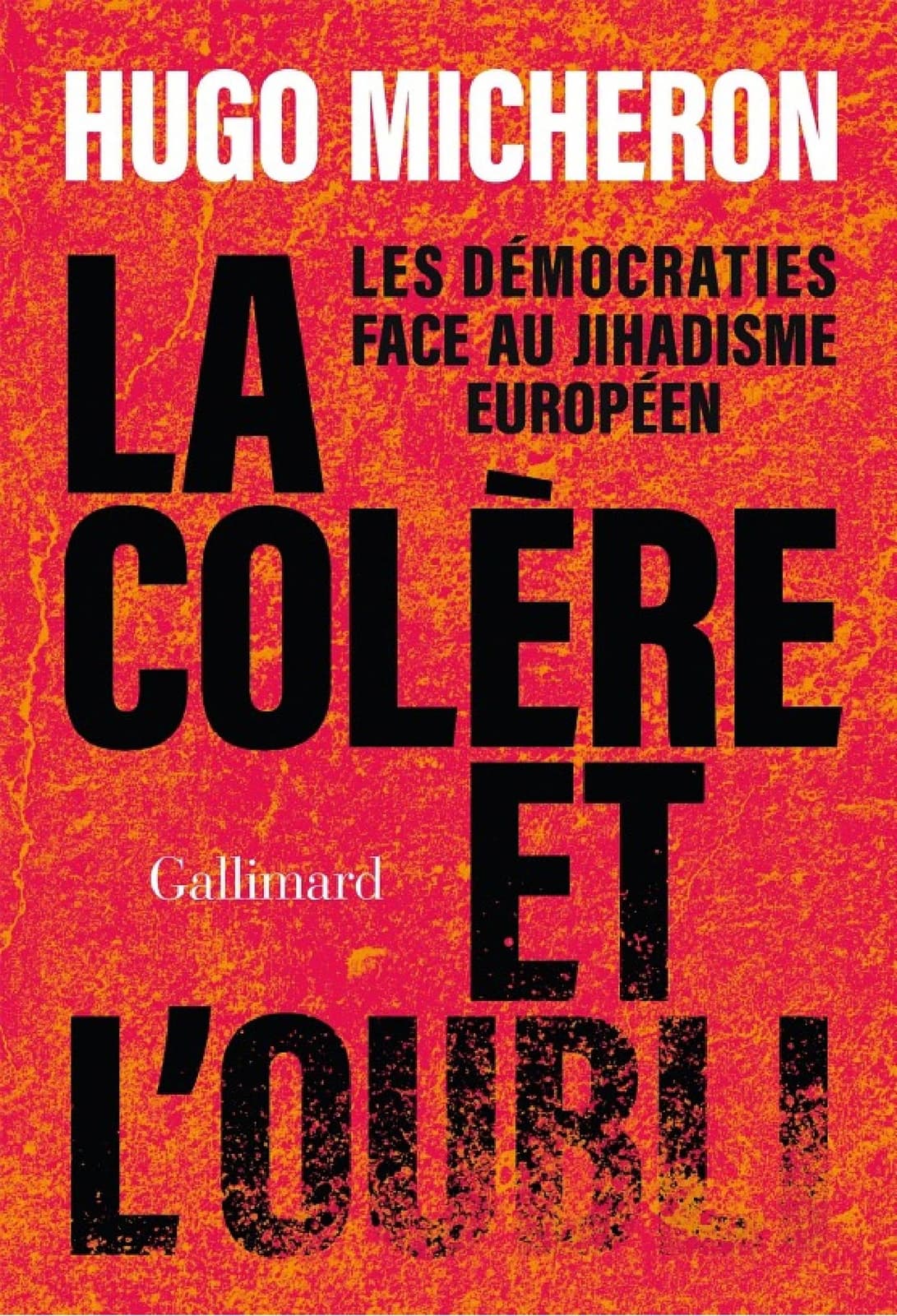 La colère et l'oubli. Les démocraties face au jihadisme européen - Cover