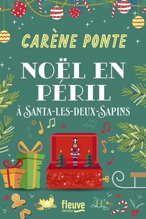 Noël en péril à Santa-les-Deux-Sapins : la nouvelle Comédie de Noël de Carène Ponte - Cover