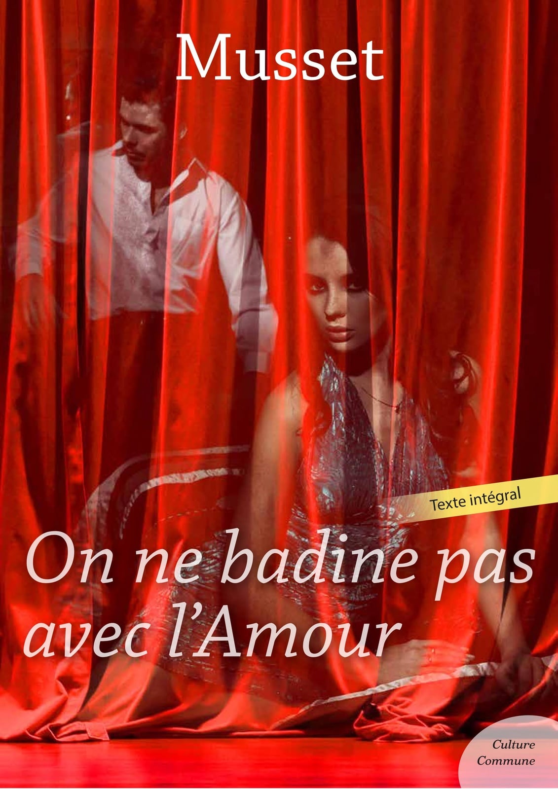 On ne badine pas avec l'amour de Musset - Cover