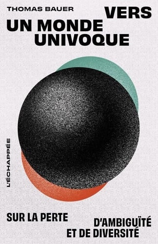 Vers un monde univoque - Cover