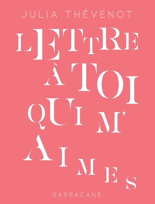 Lettre à toi qui m'aimes - Cover