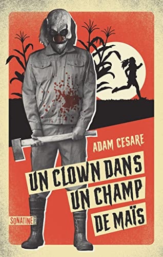 Un clown dans un chant de maïs