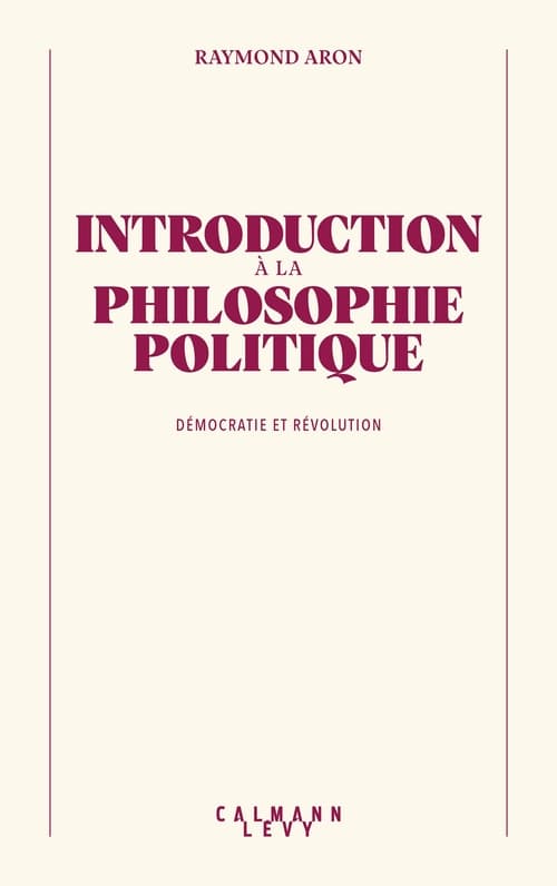 Introduction à la philosophie politique - Cover