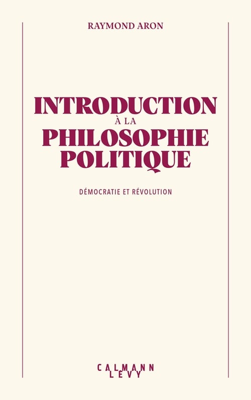 Introduction à la philosophie politique - Cover