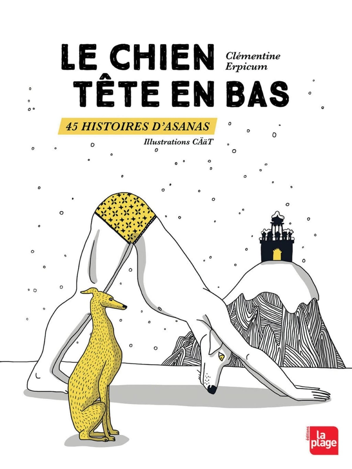 Le chien tête en bas 45 histoires d'asanas - Cover
