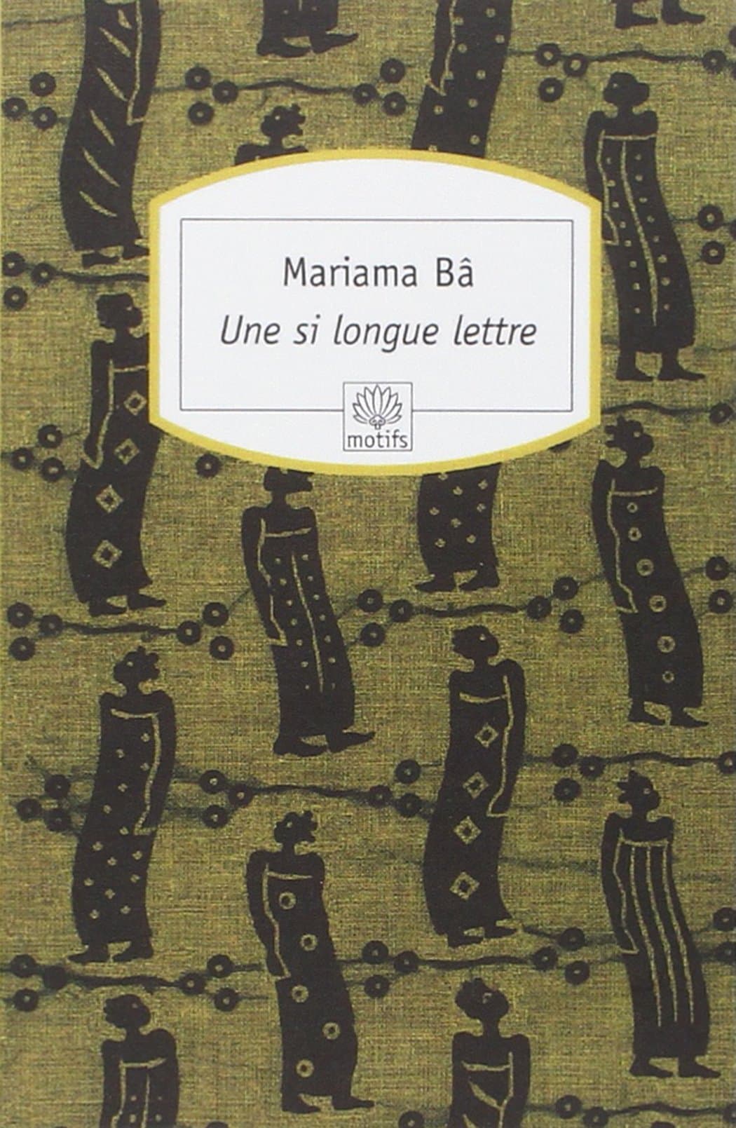 Une si longue lettre - Cover
