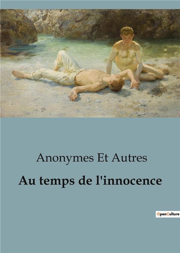 Au temps de l'innocence - Cover