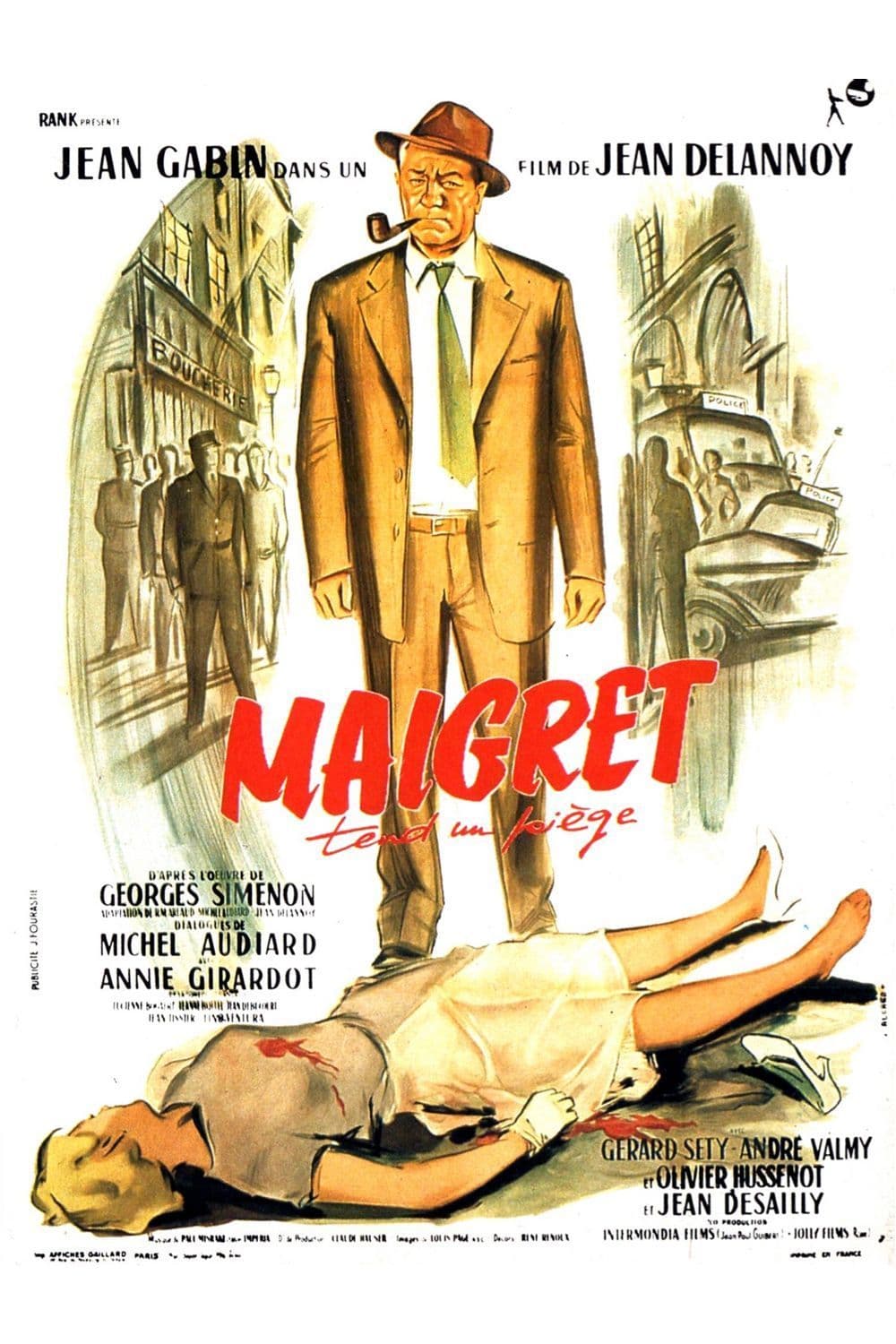 Maigret Sets a Trap - Cover