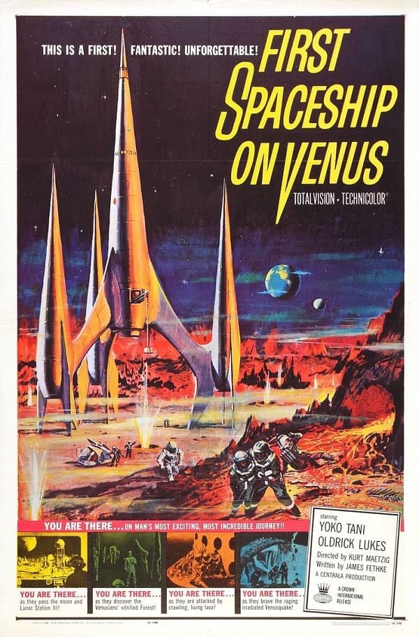 First Spaceship on Venus - Cover